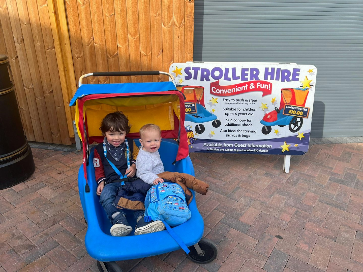 Paultons stroller hire