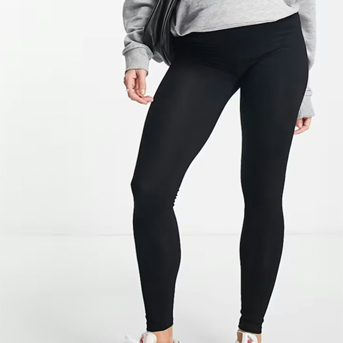 ASOS DESIGN Maternity over the bump leggings in black