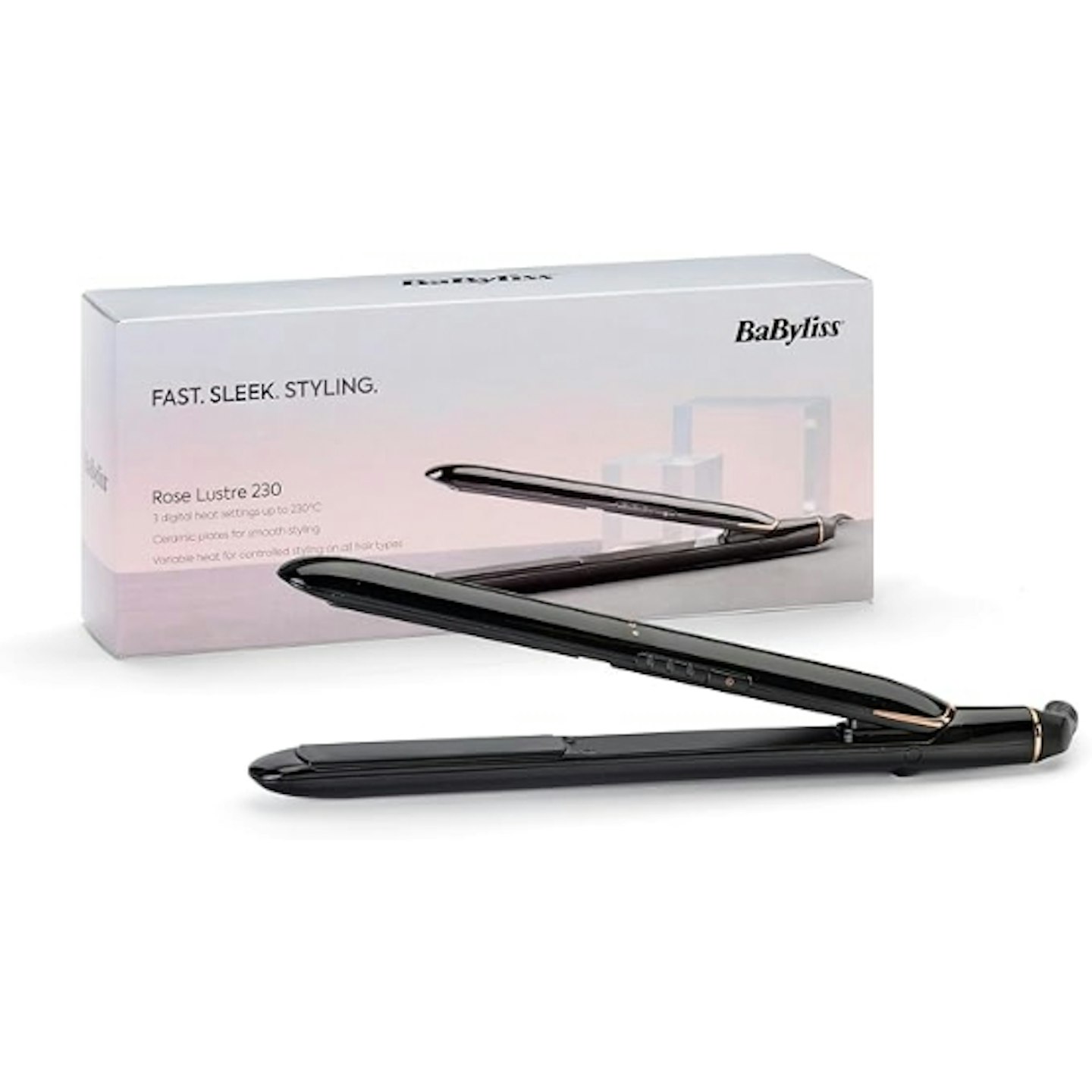 BaByliss Rose Lustre Hair Straighteners