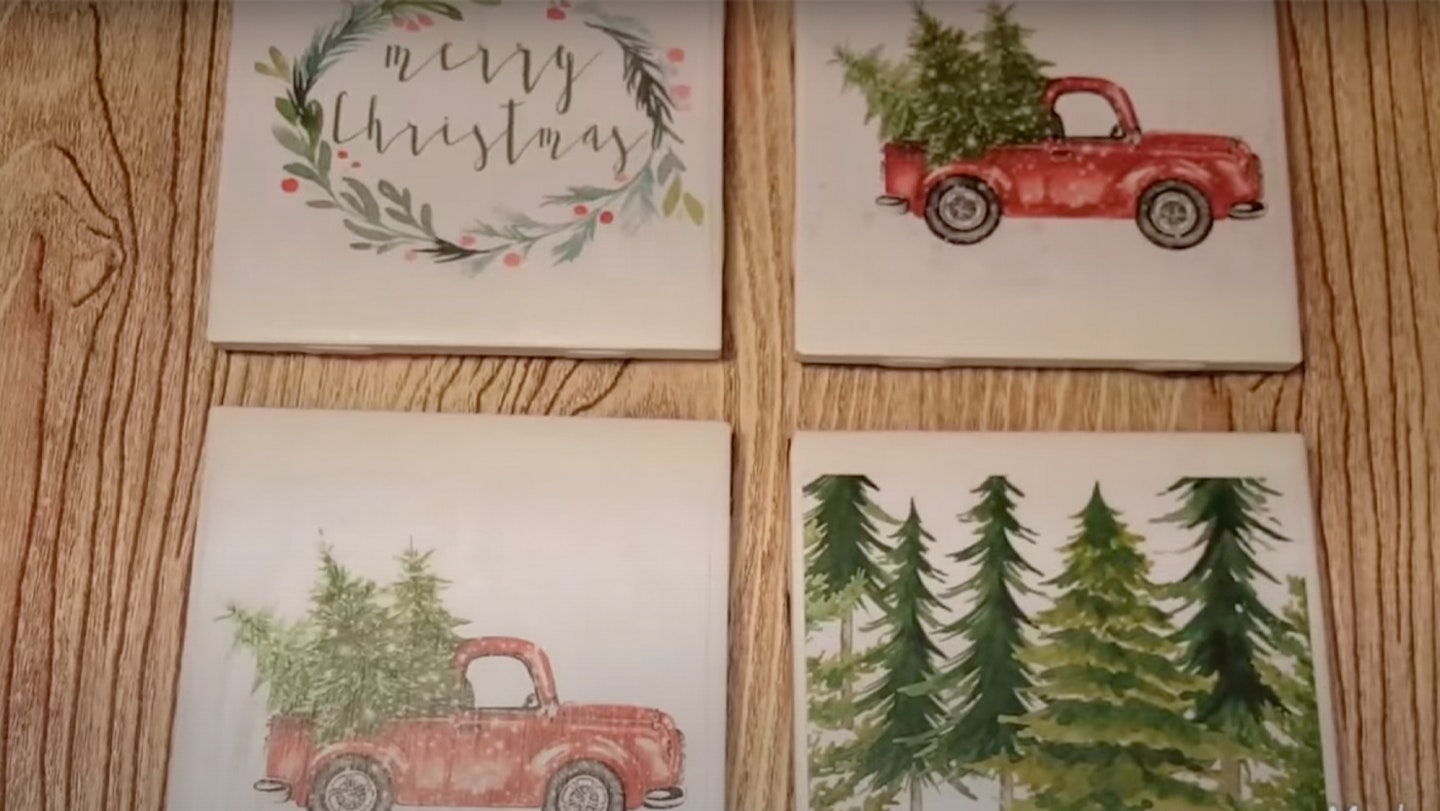 Christmas coasters