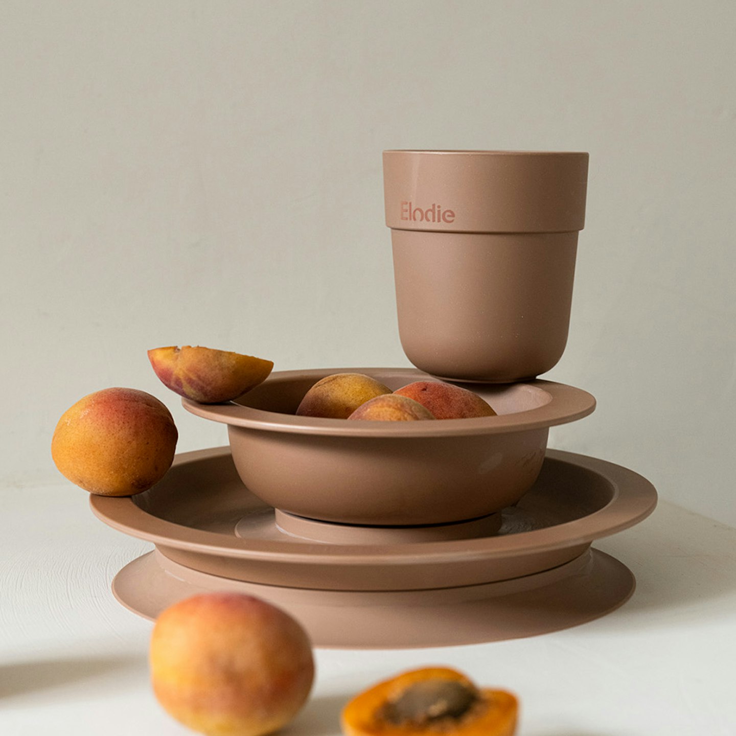 Elodie terracotta dinner set on table