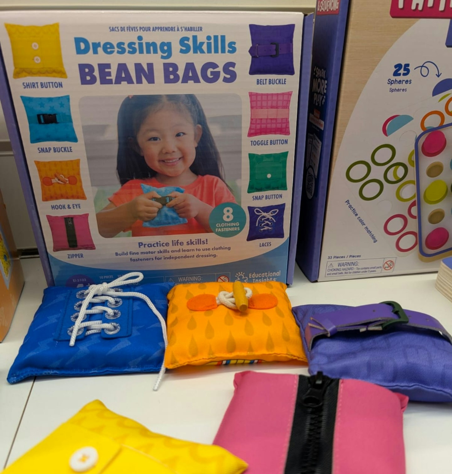 Dressing Skills Bean Bags