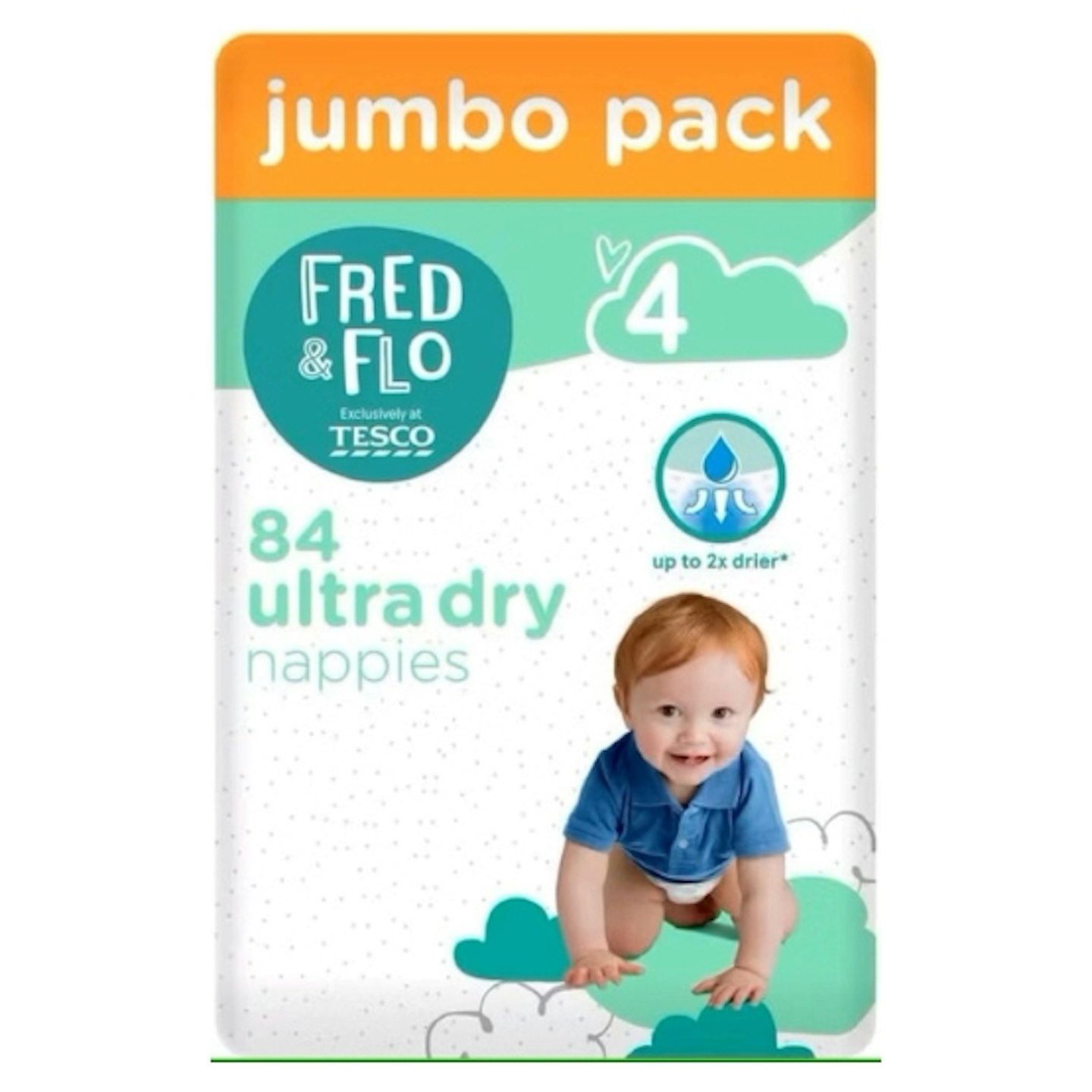 Fred and Flo Ultra Dry Nappies