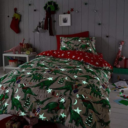 Dinosaur 2025 christmas bedding