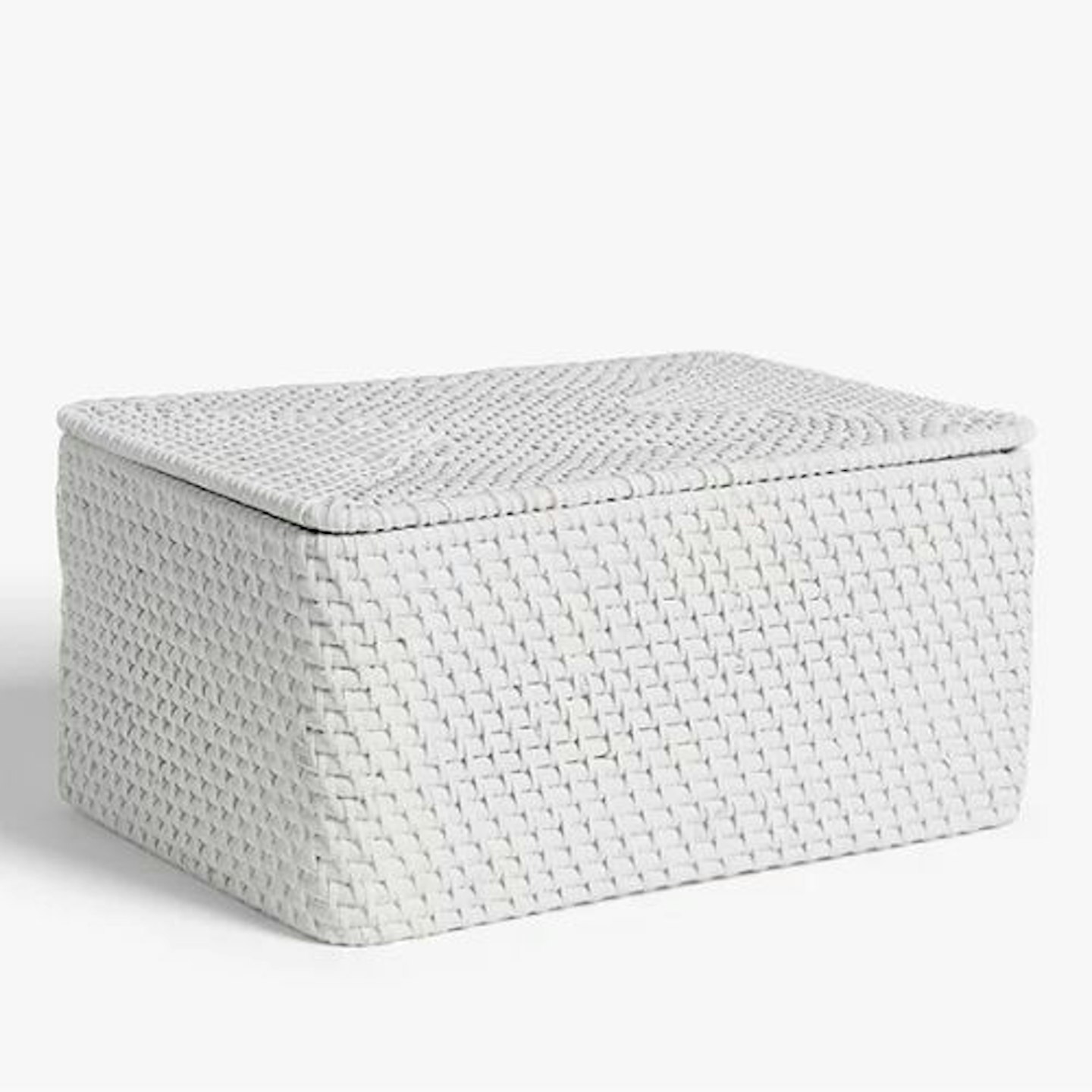 John Lewis Modern Country Rattan Lidded Storage Box