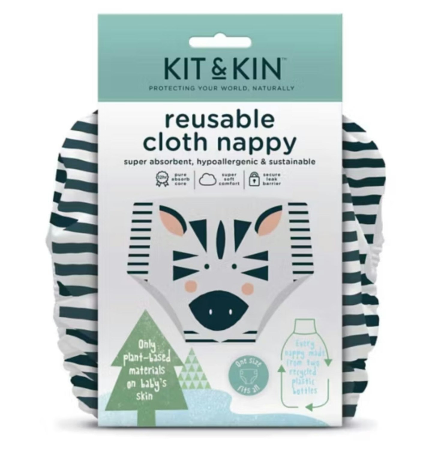 Kit & Kin reusable cloth nappy