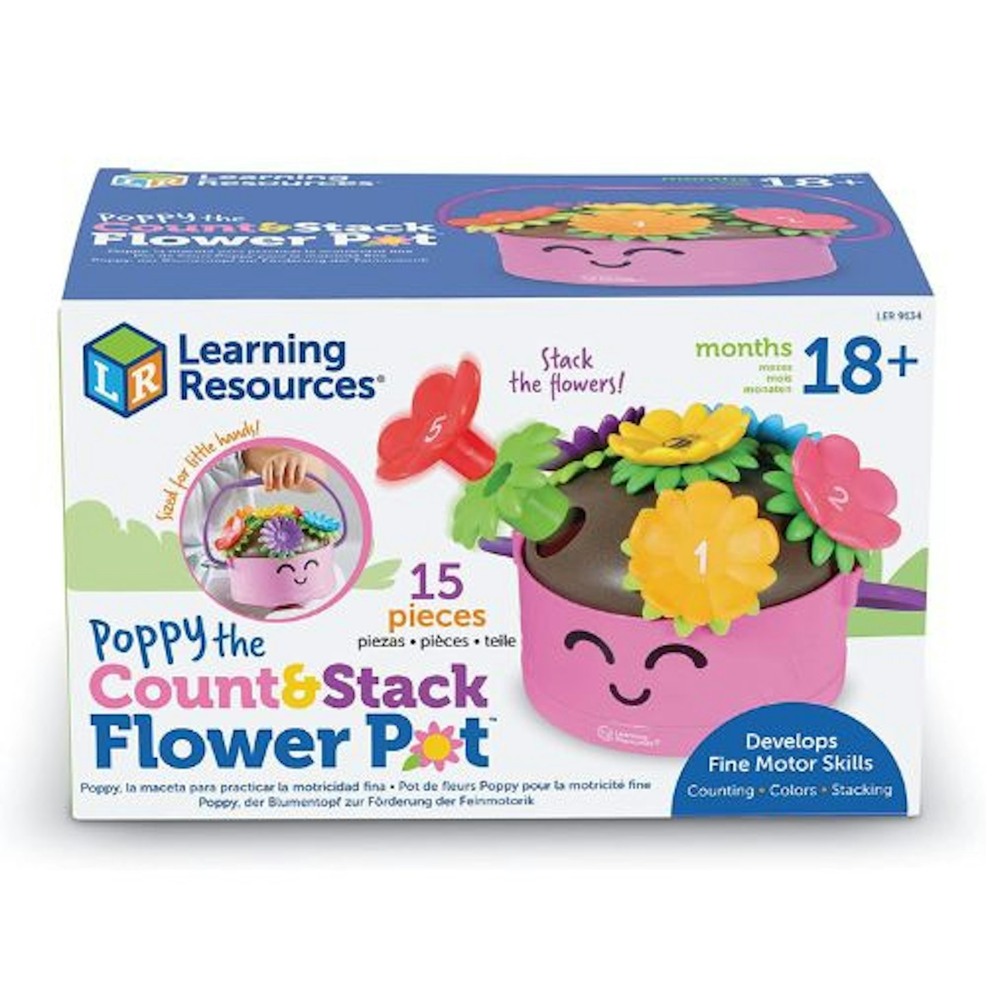 Learning Resources Poppy the Count & Stack Flower Pot