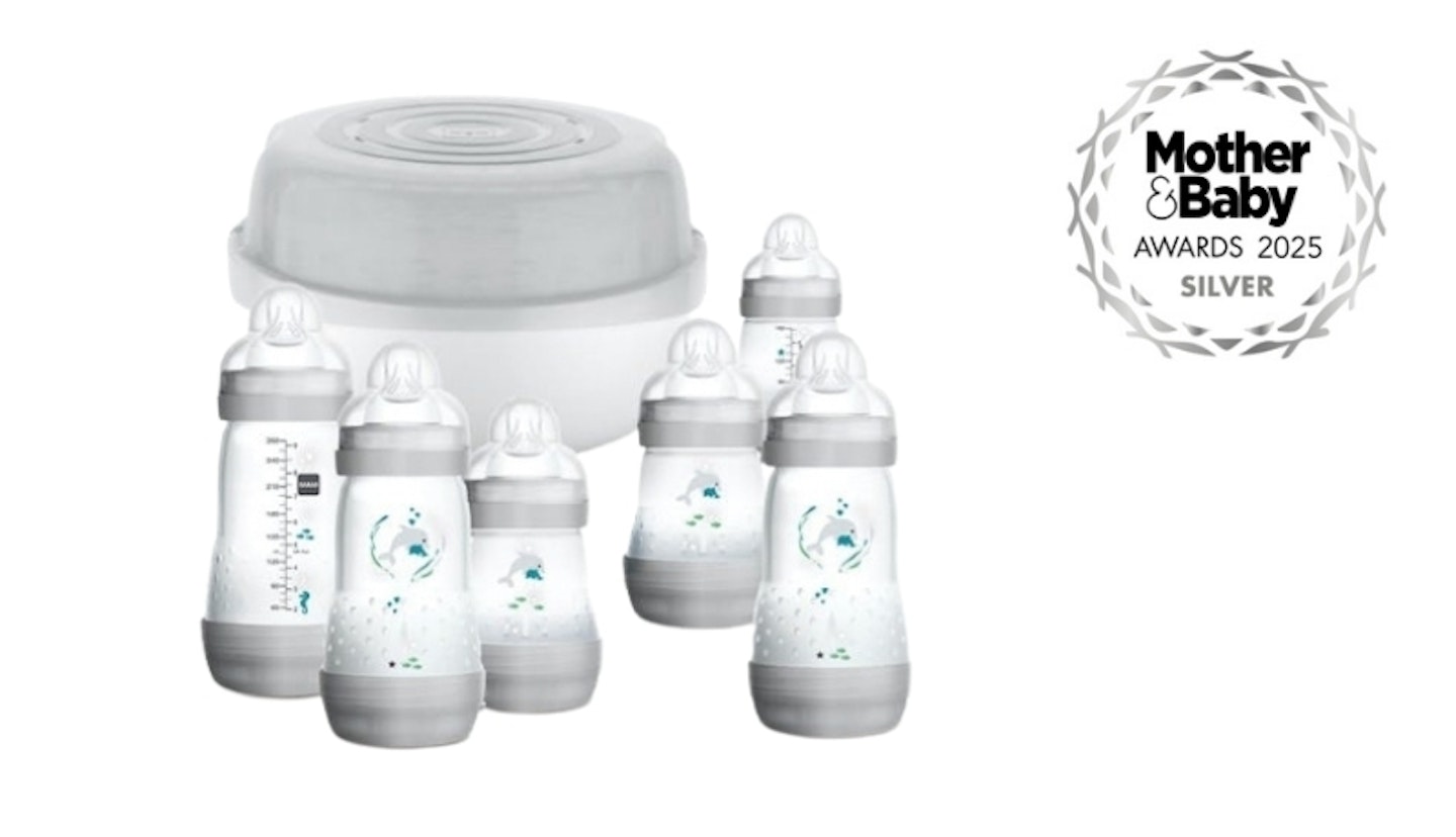 MAM Easy Start bottle and microwave steriliser set