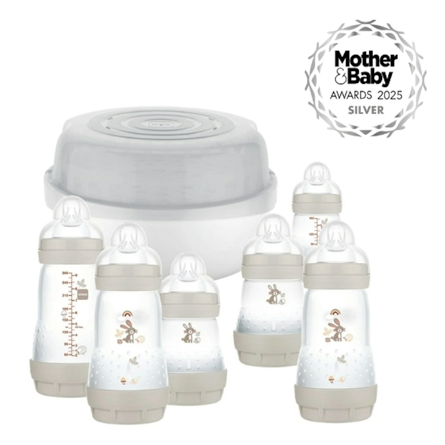 MAM Easy Start bottle and microwave steriliser set