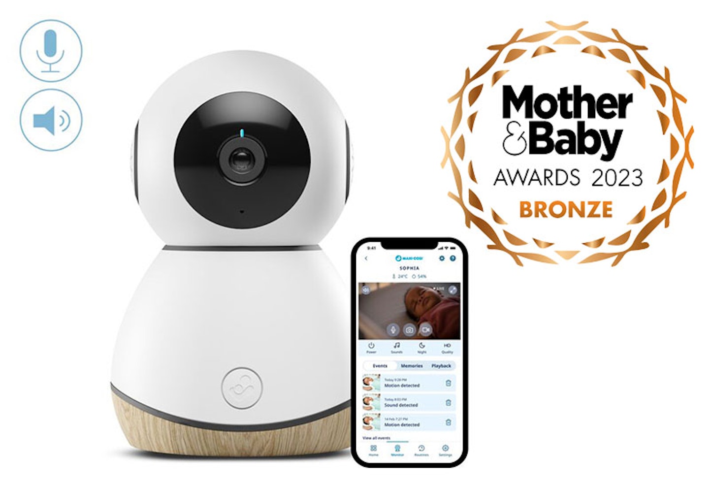 Maxi-Cosi see baby monitor bronze