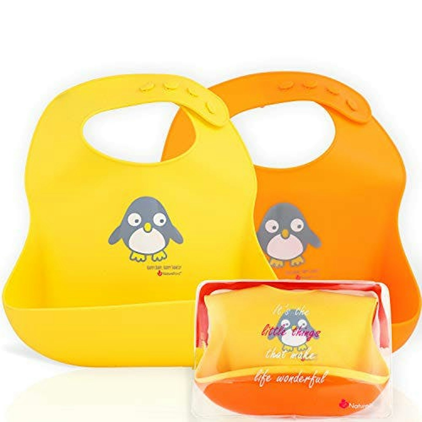 NatureBond Waterproof Silicone Baby Bibs