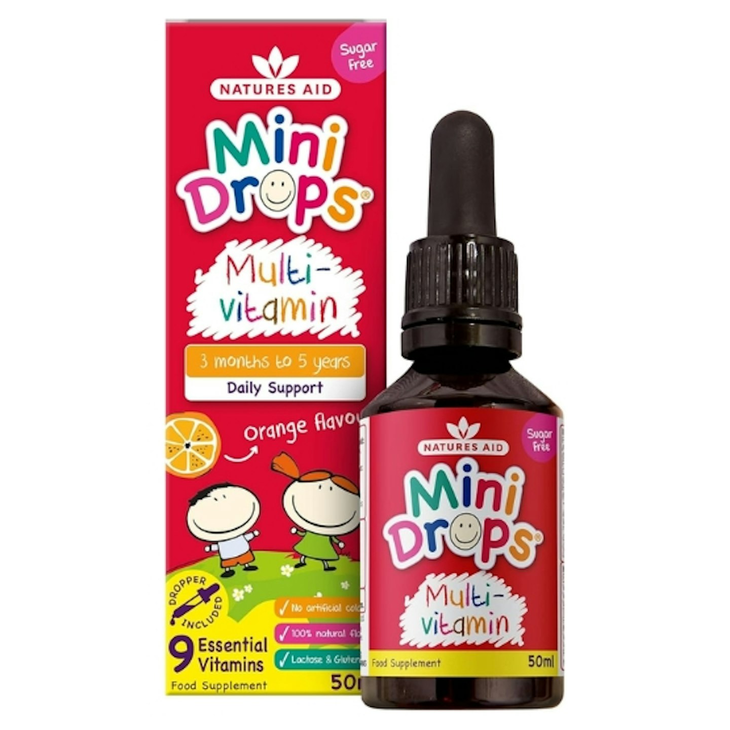 Natures Aid Mini Drops Multi-Vitamin