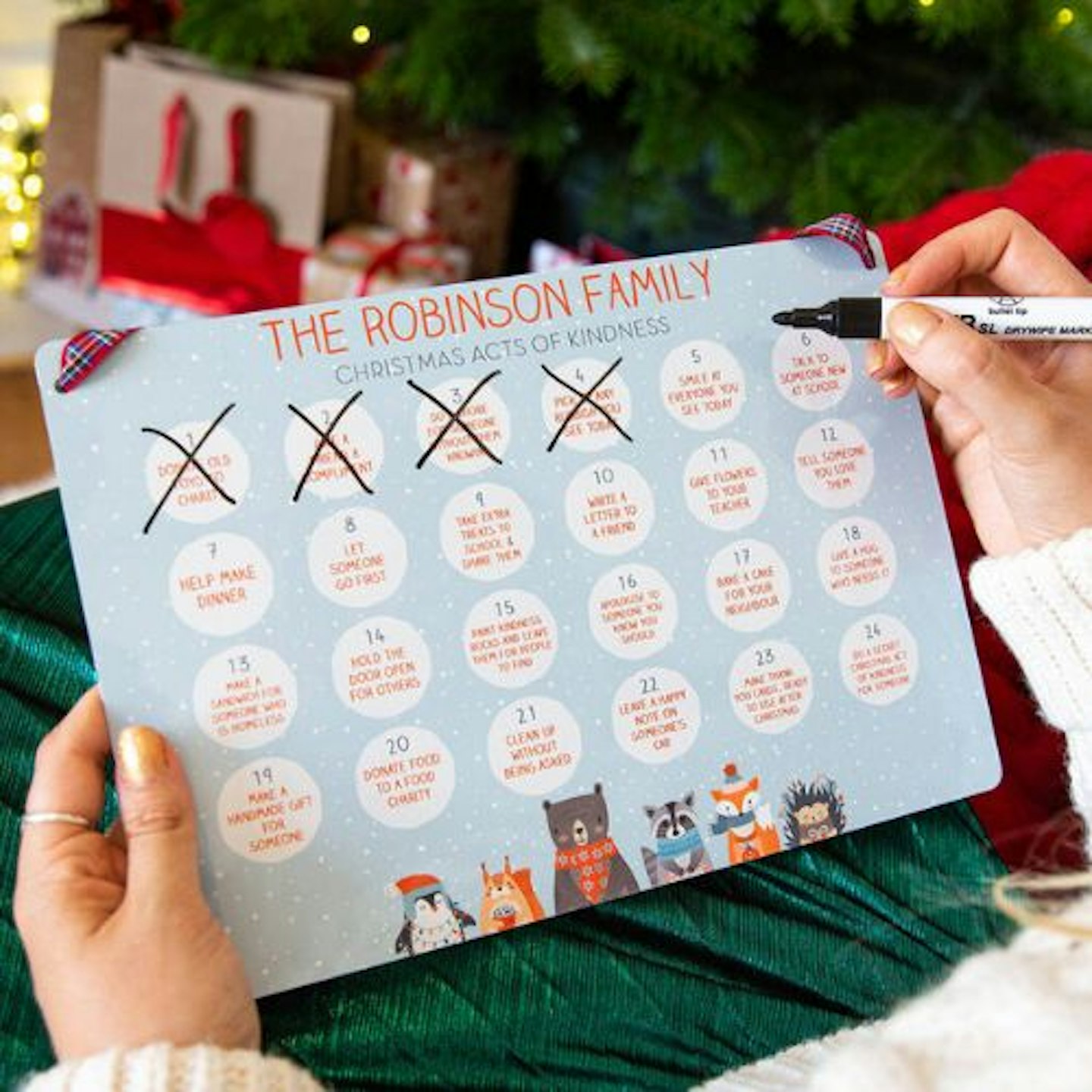 Personalised family Advent calendars