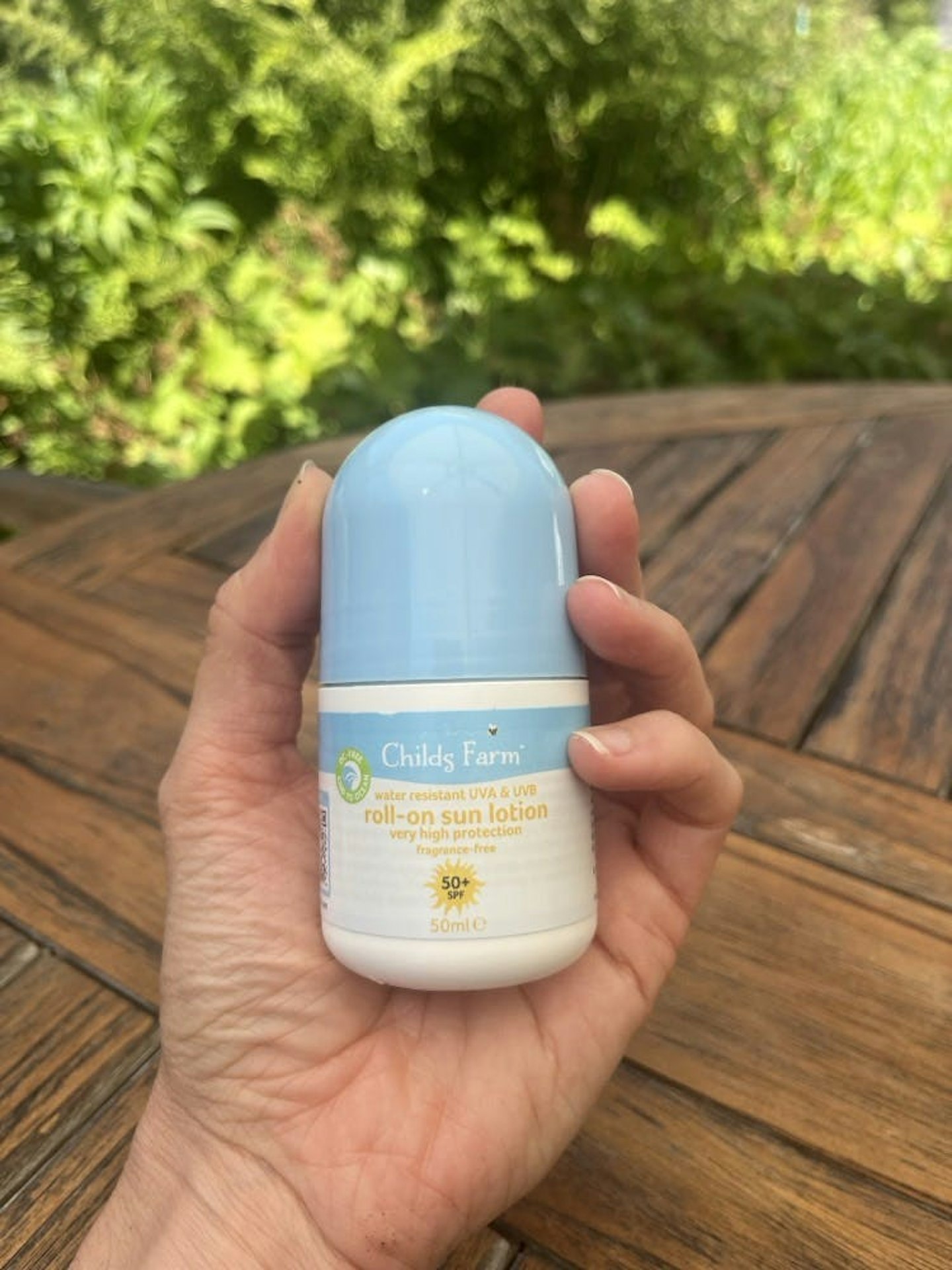 Childs Farm 50+SPF Roll-On Sun Lotion Fragrance Free