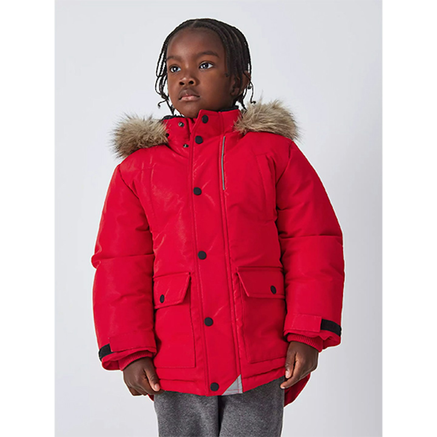 Red children's coat