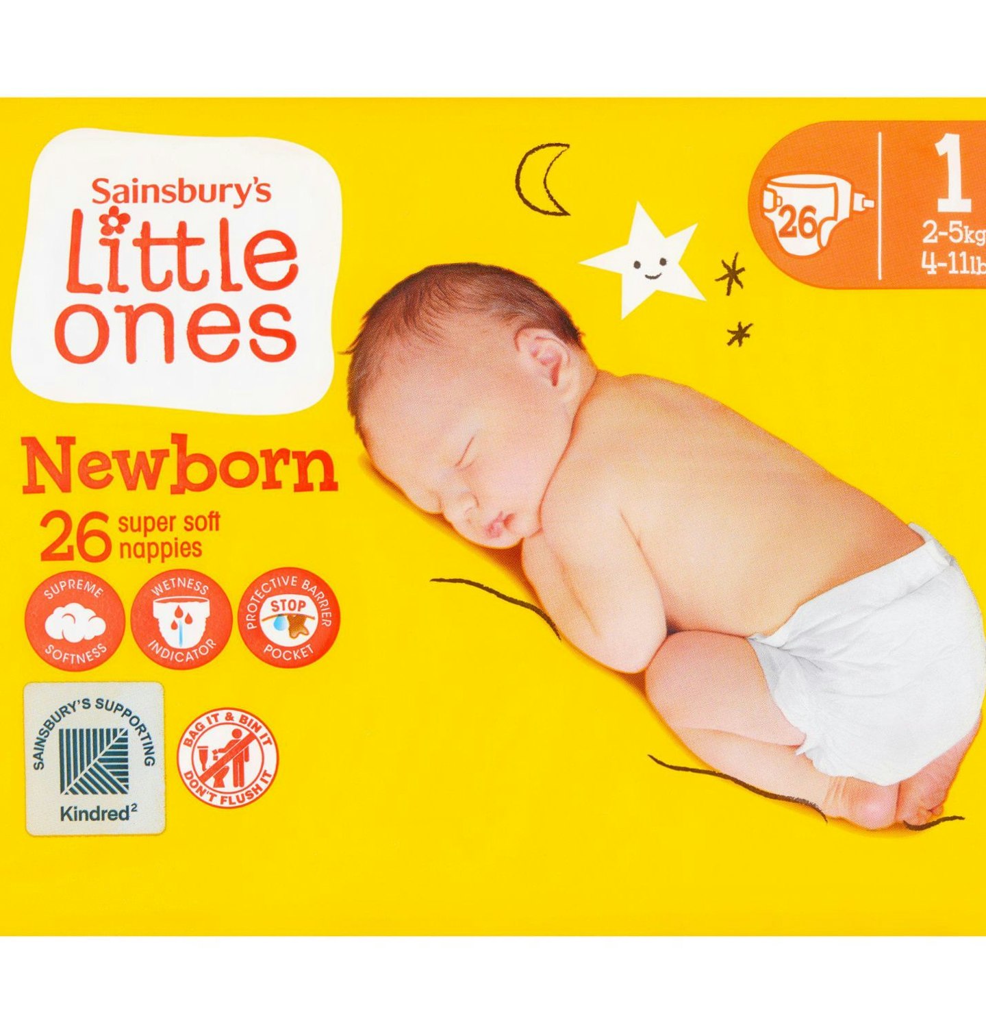 Sainsbury’s Little Ones Newborn Nappies