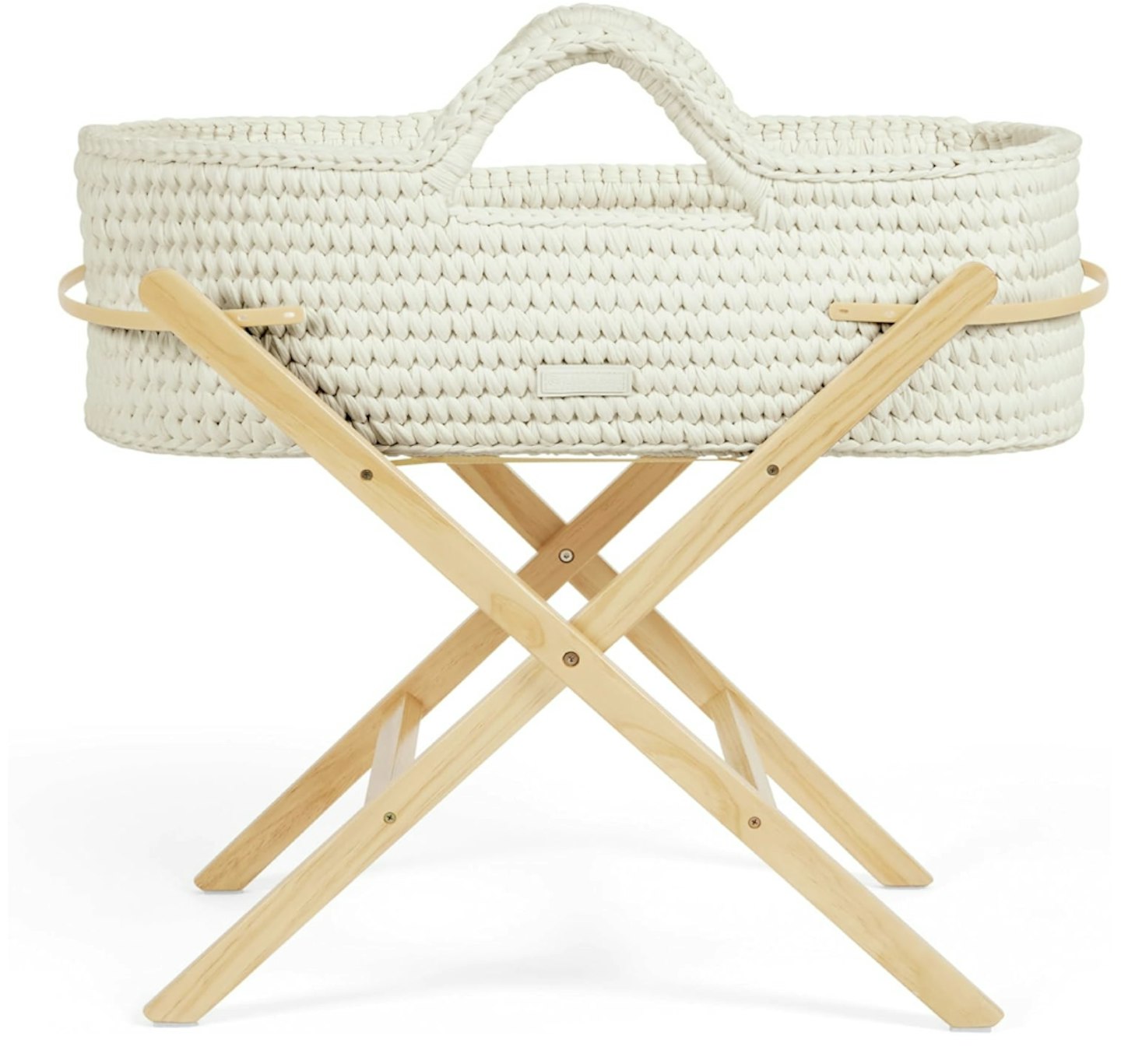 Ickle Bubba Nova Crochet Moses Basket & Foldable Stand
