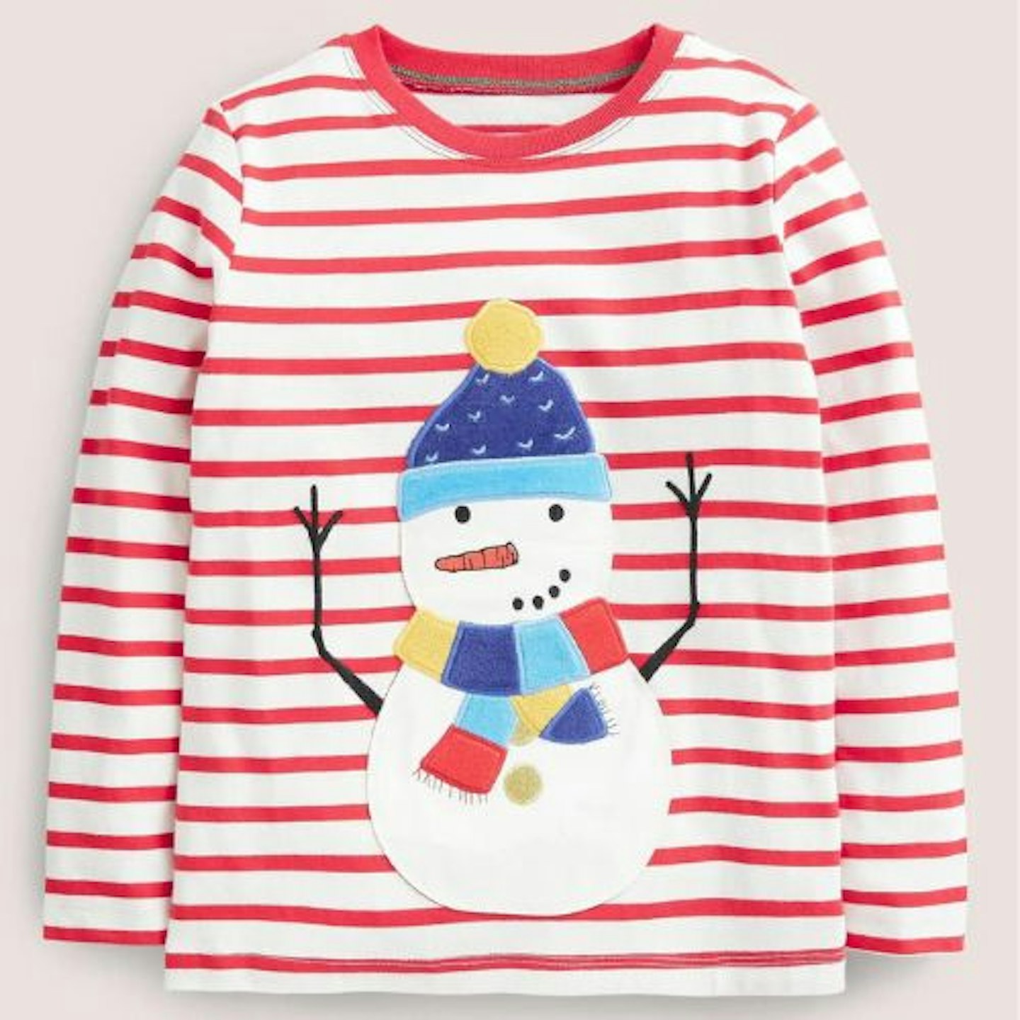 Textured Snowman T-shirt