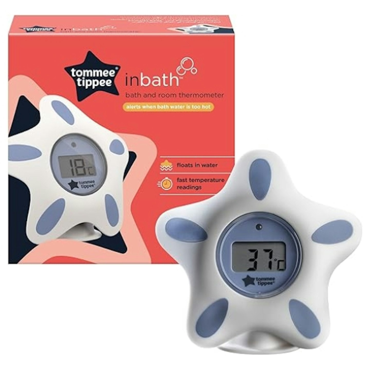 Tommee Tippee Closer to Nature Digital Bath and Room Thermometer