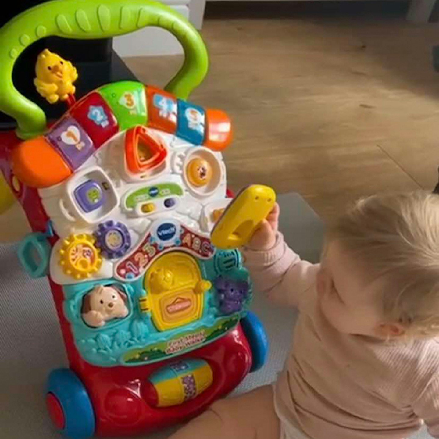 Child playing with the Vtech Baby Walker