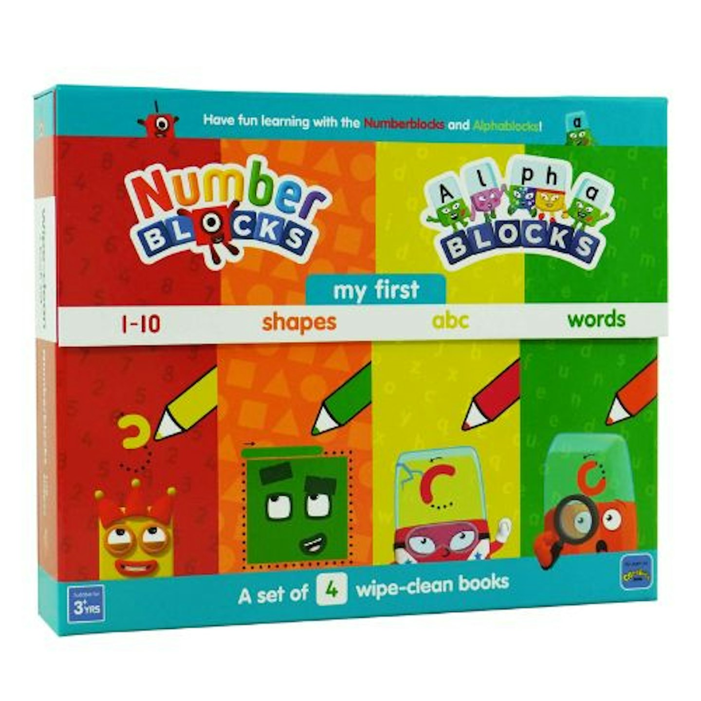 My First Numbers & Letters Wipe-Clean Books & Pens Set