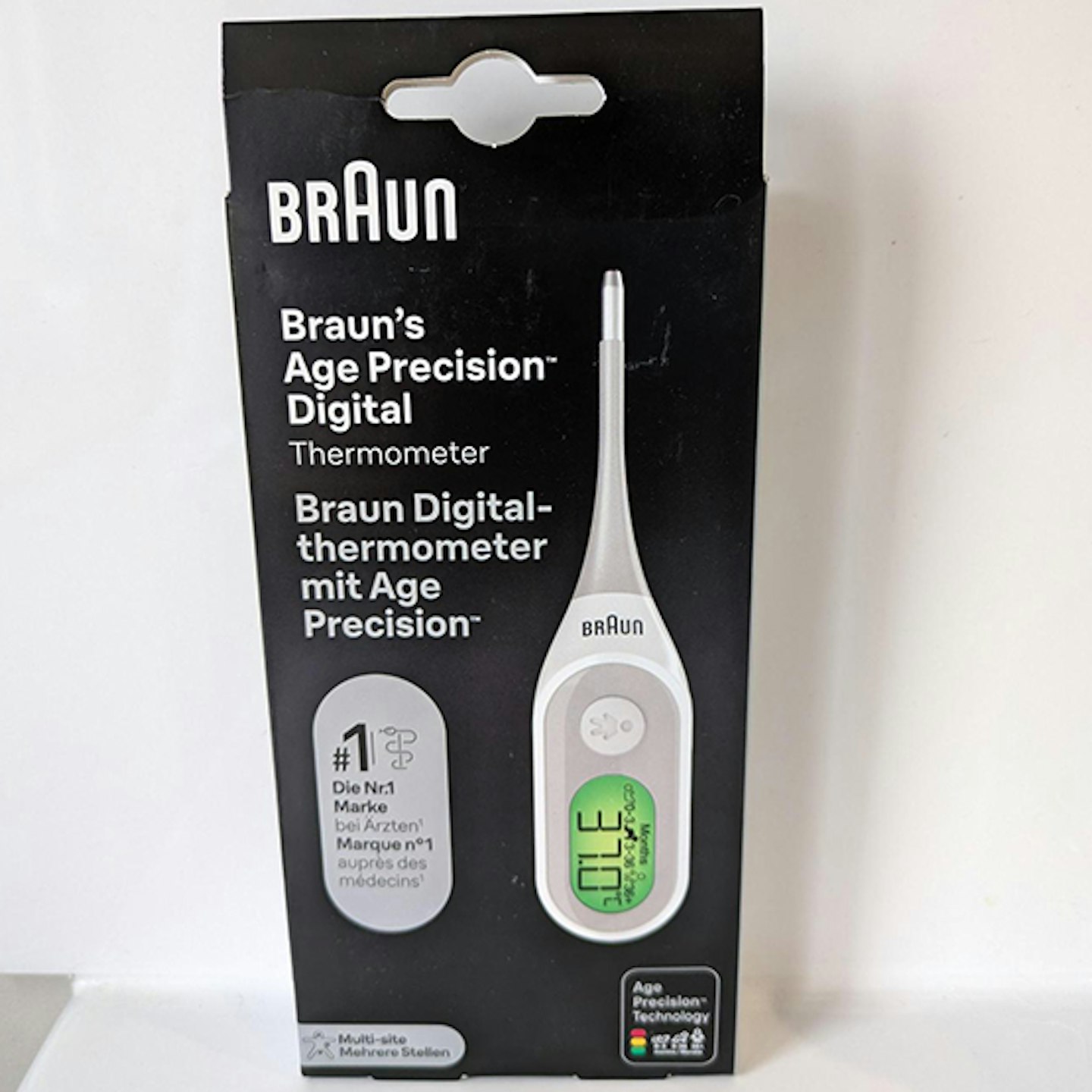 Braun Digital Stick Thermometer in original package