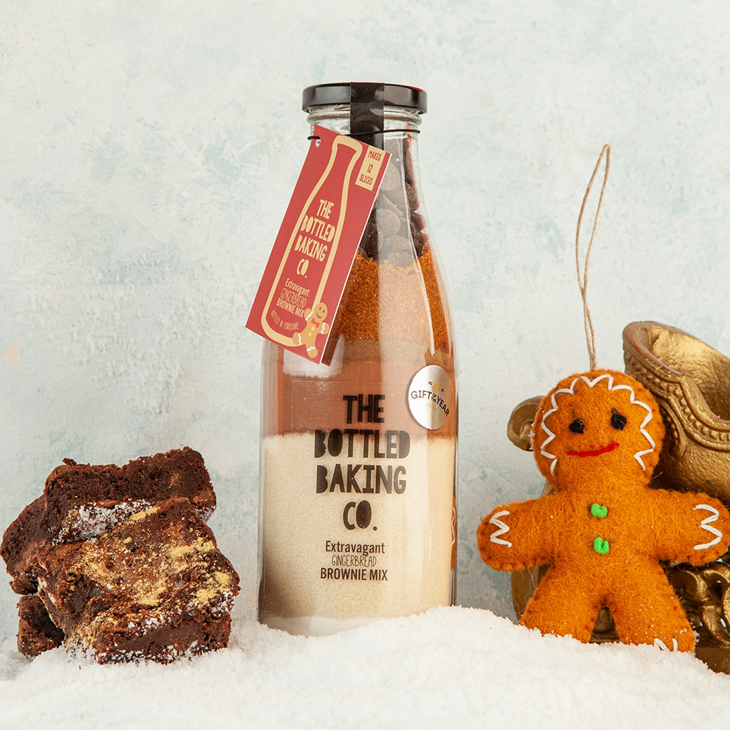 Extravagant Gingerbread Brownie mix in a Bottle
