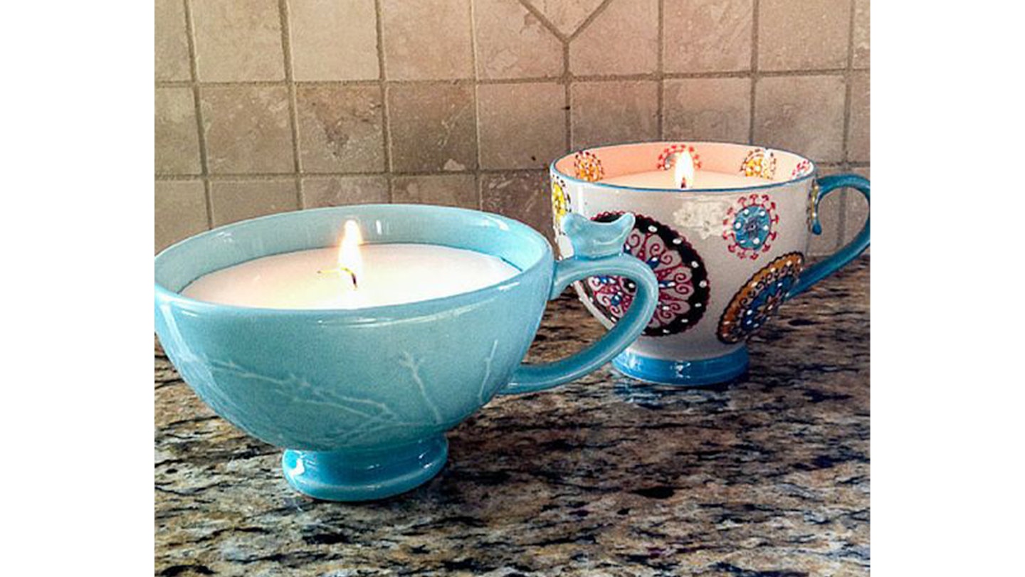 coffee mug candles