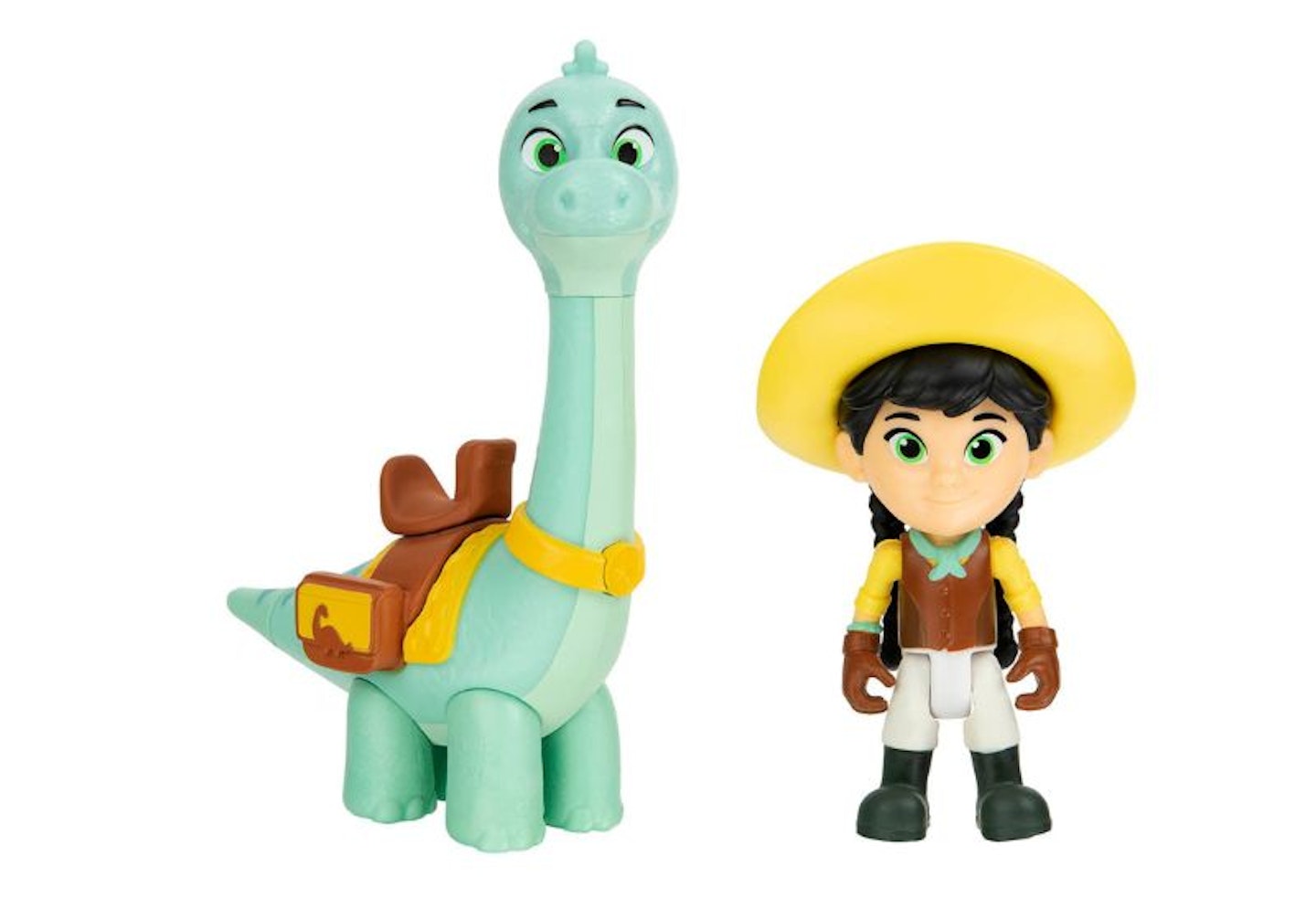 dino ranch min and clover the brontosaurus