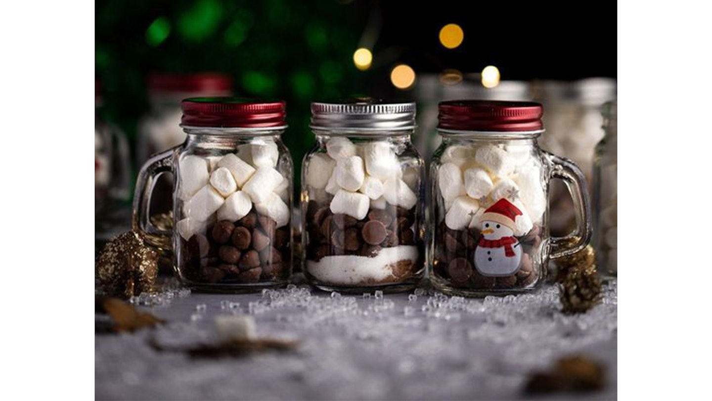 mason jar hot chocolate