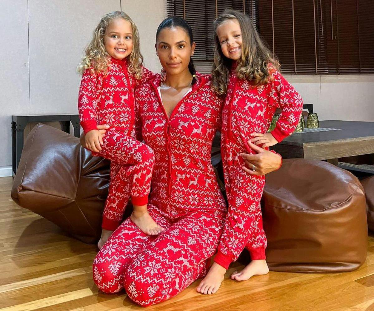 Mum and daughter matching christmas online pyjama