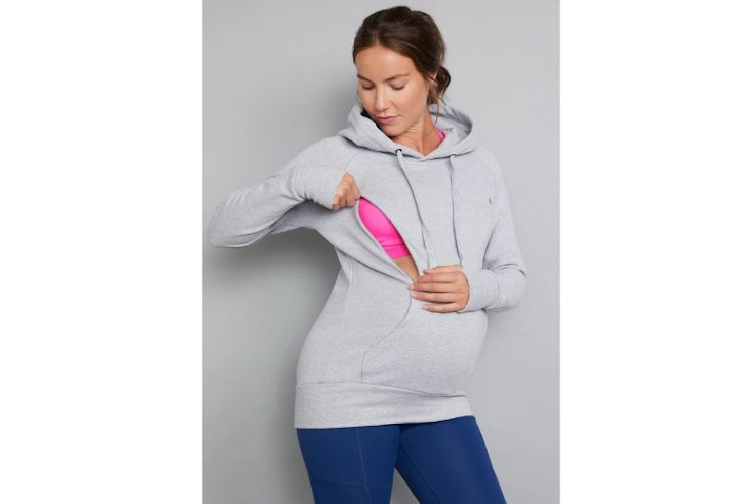 natal active maternity breastfeeding hoodie