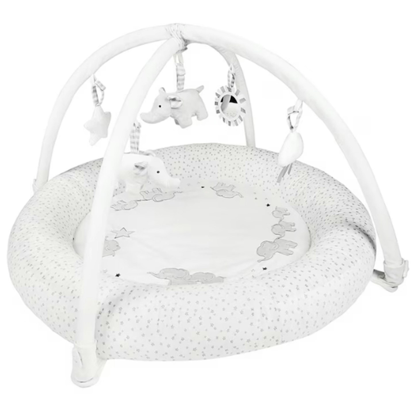 Elephant Activity Gym & Playmat in Grey