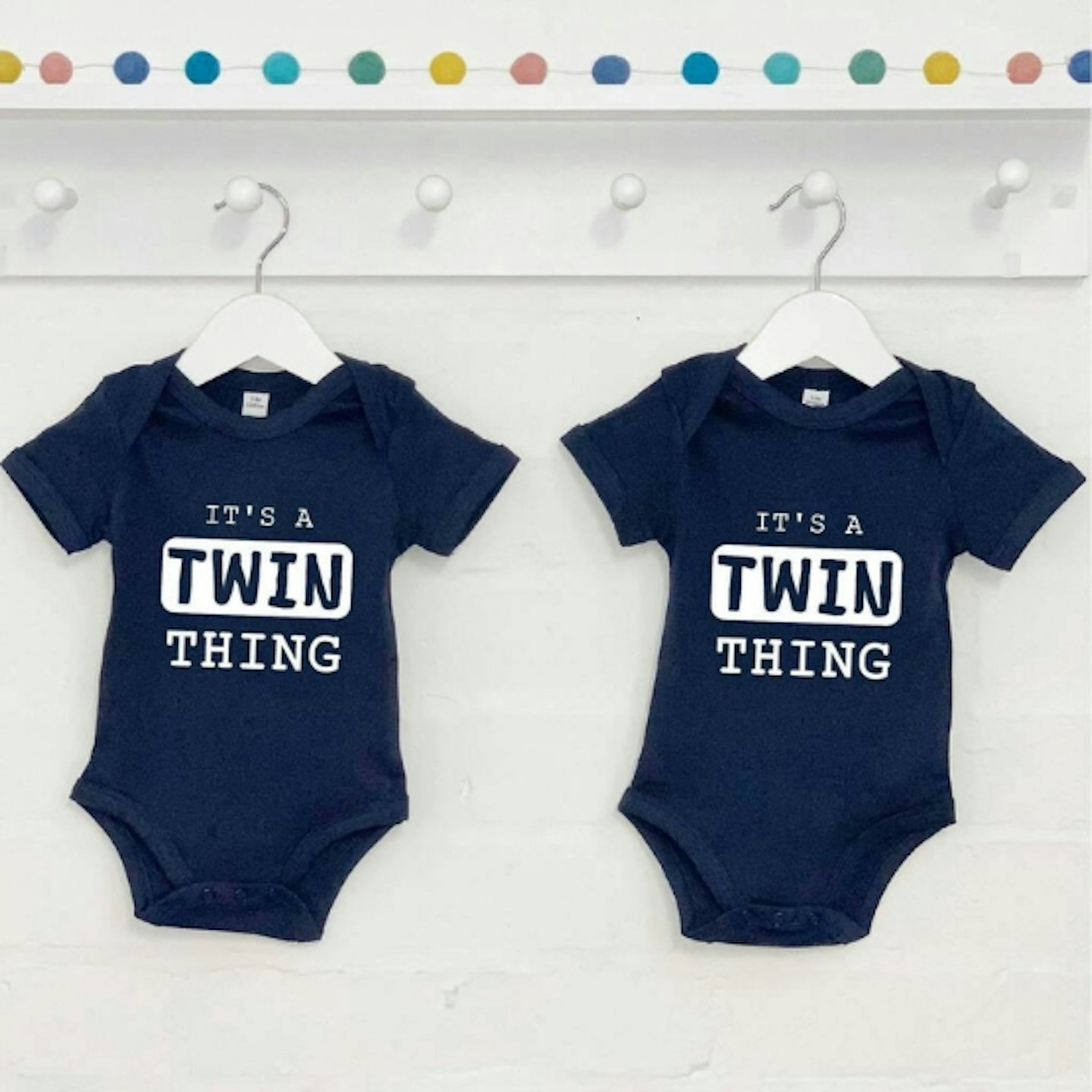 'It's A Twin Thing' Babygrow Set For Twins