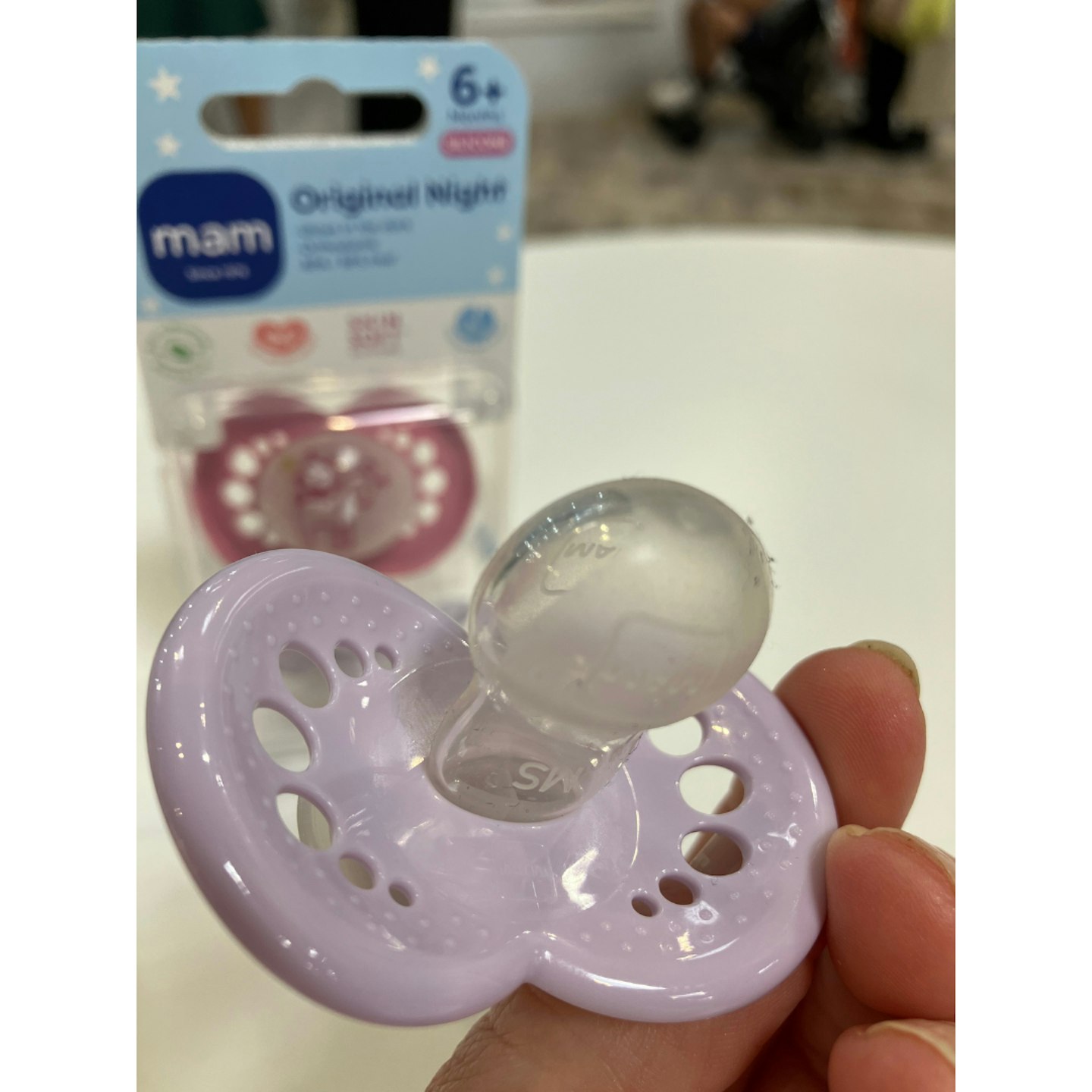 MAM Night soother in lilac