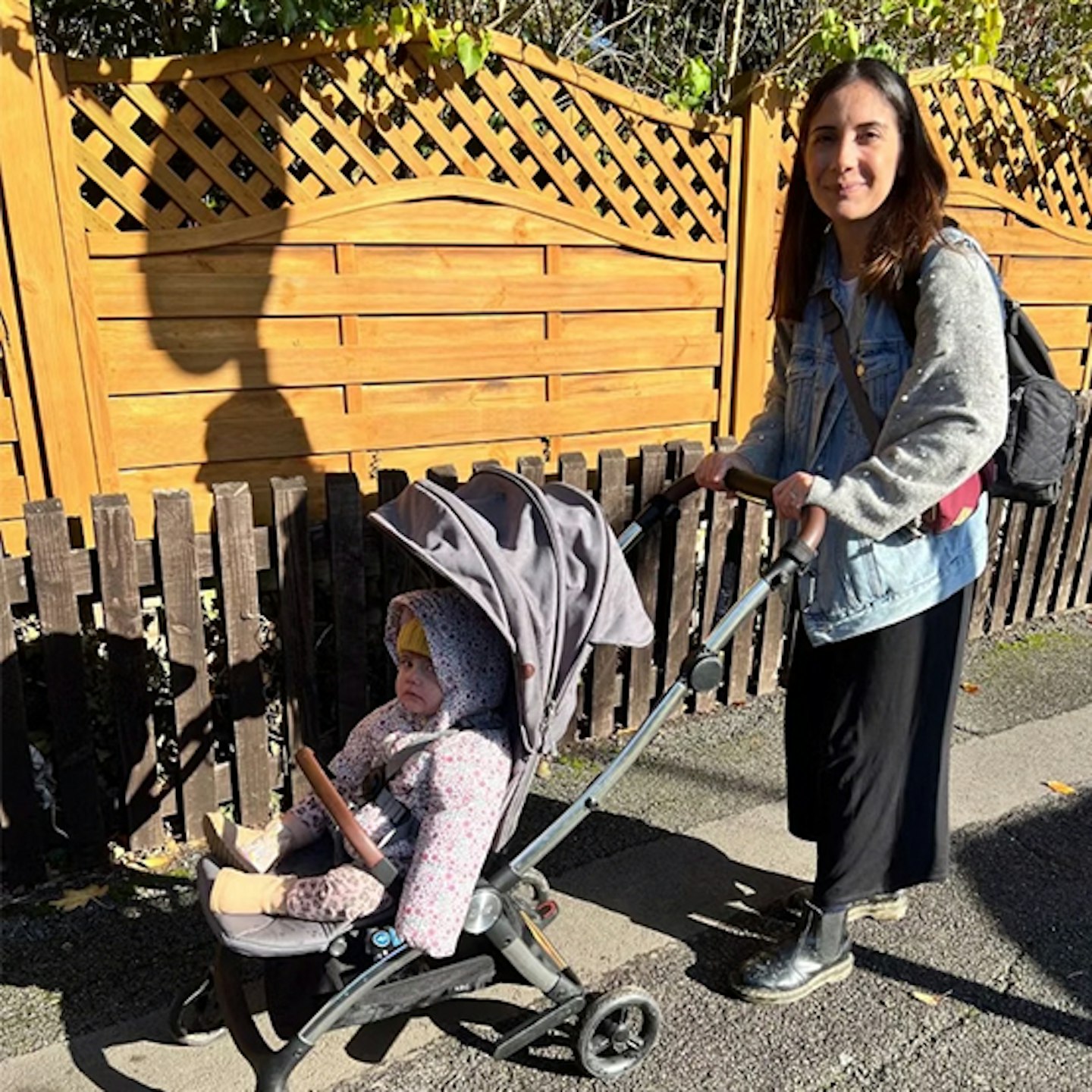 Maria Martin with the Mamas and Papas Airo and daughter