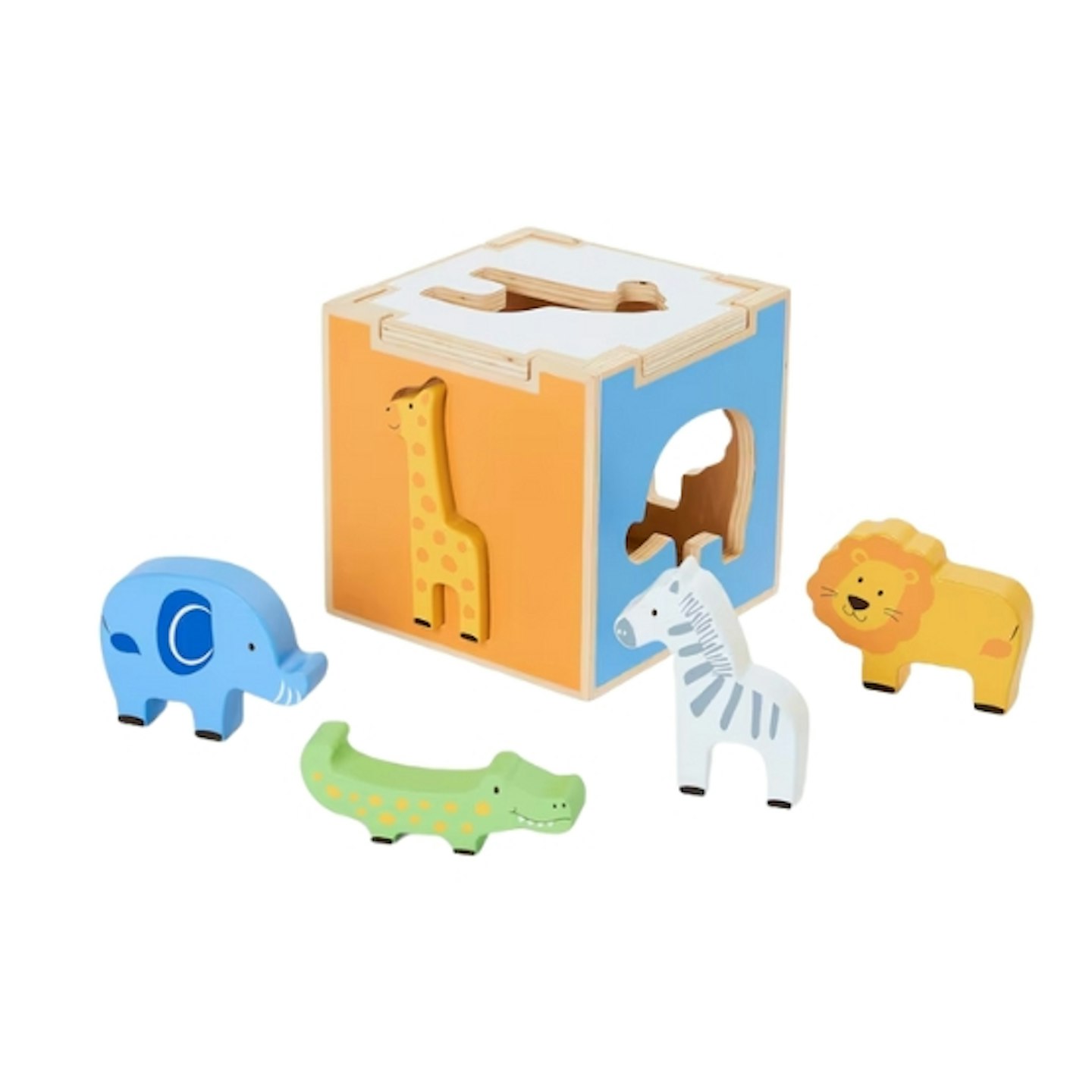 Safari Shape Sorter Cube in Multi