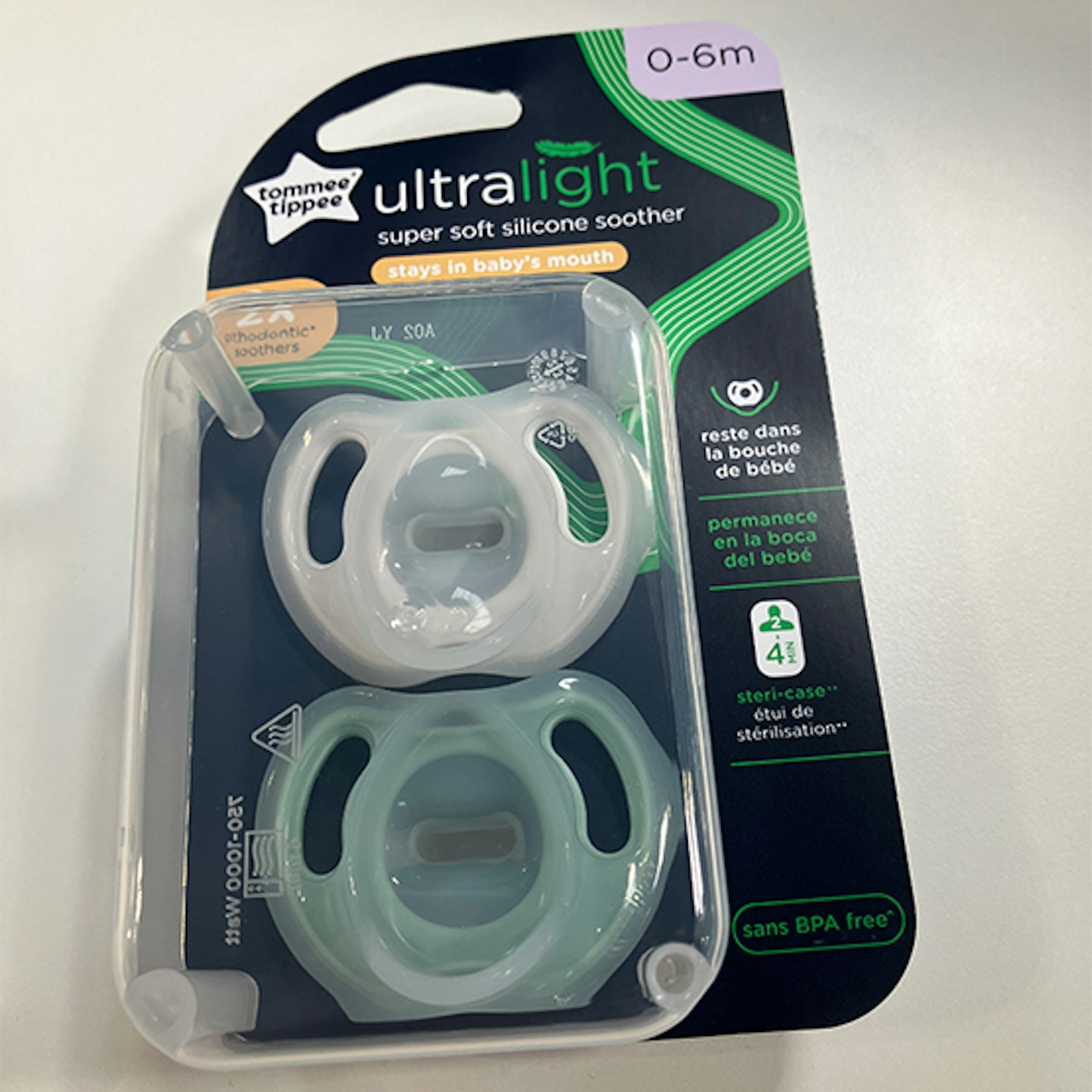 Tommee Tippee Ultra light soft silicone dummies