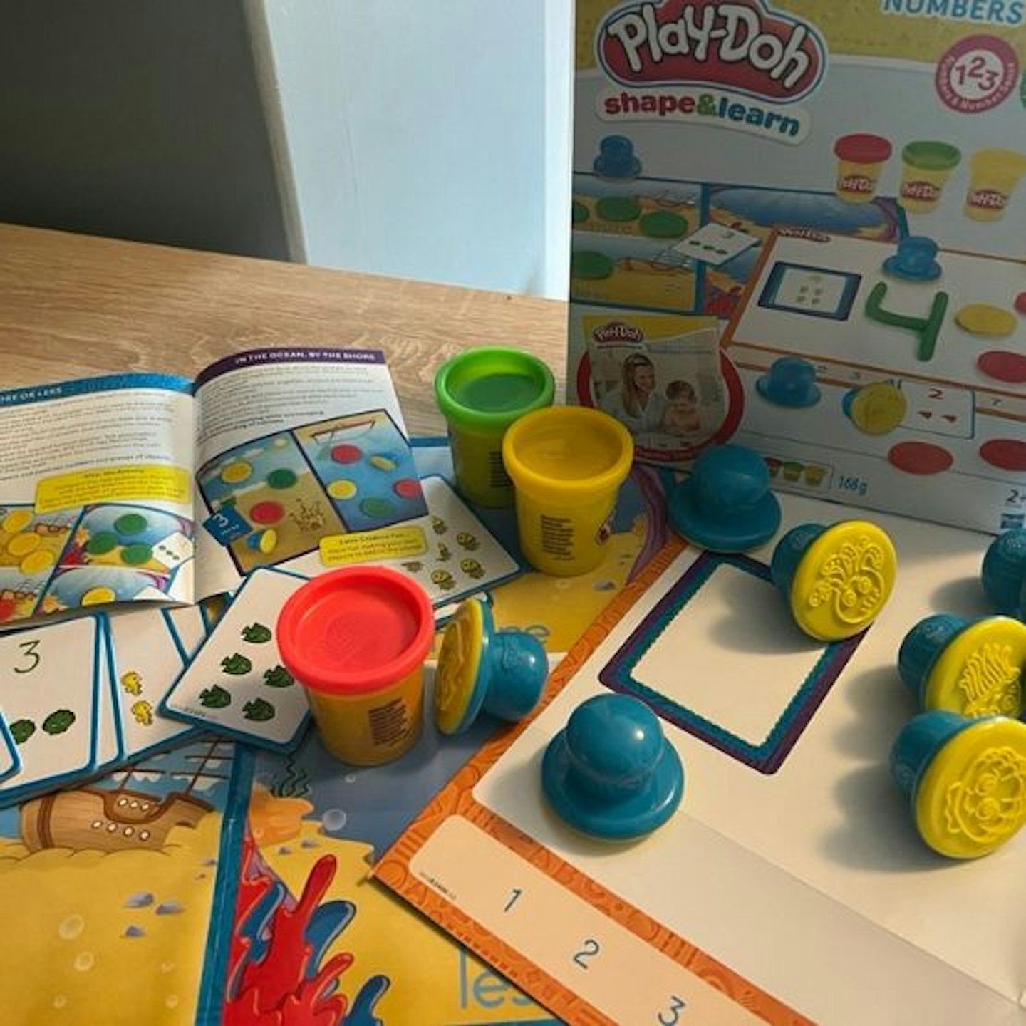 Play Doh Shape and Learn 