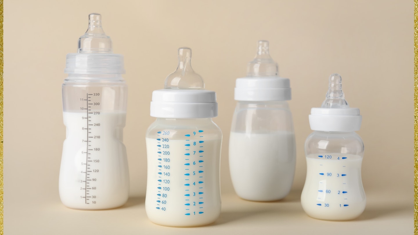 A selection of baby bottles