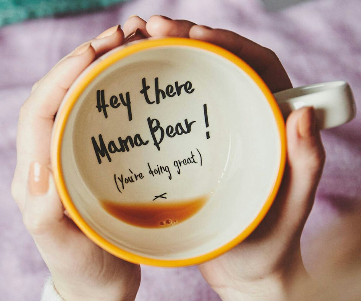 Best Christmas gift ideas for mums Hey There Mama Bear! Handmade Hidden Message Mug