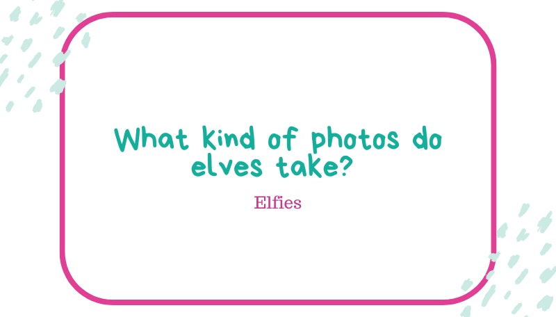 What kind of photos do elves take?