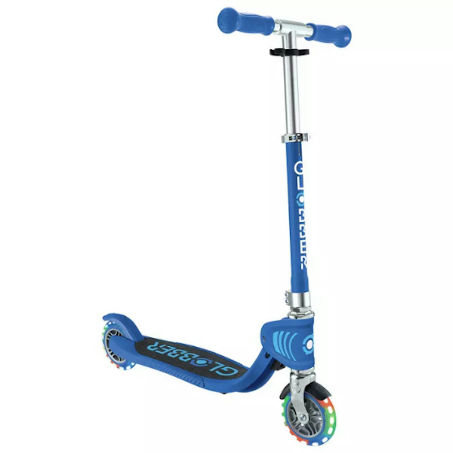 Globber Flow Kids Foldable 2 Wheel Scooter - Navy Blue