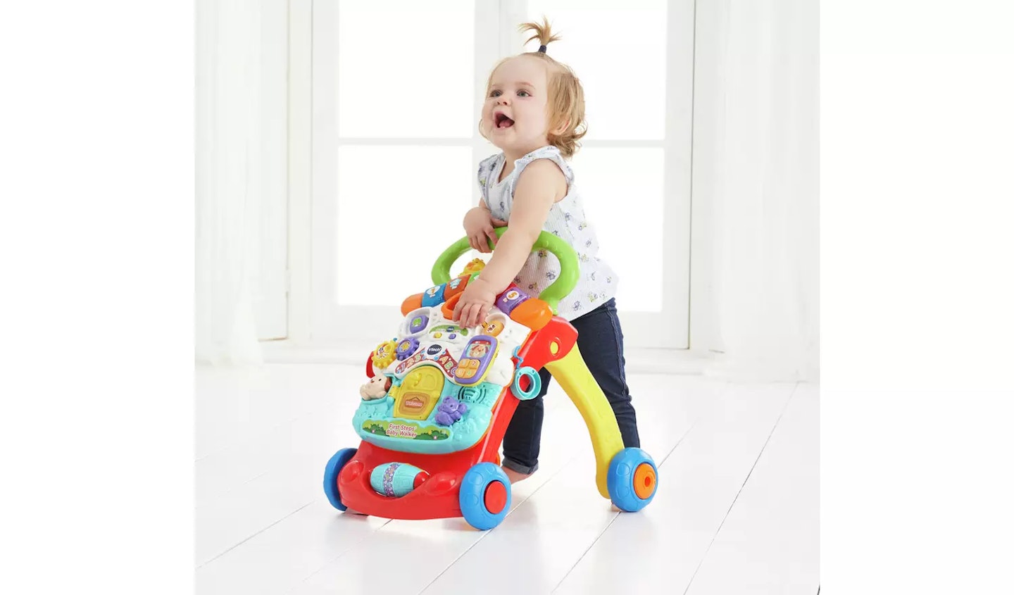 colourful baby walker