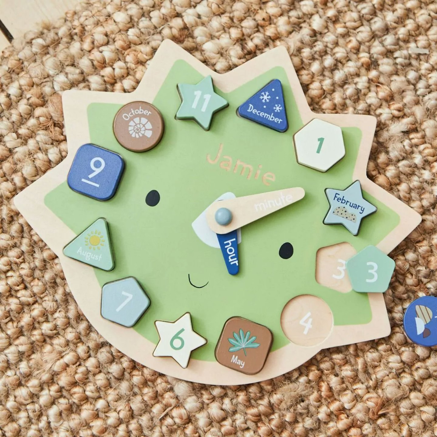 Personalised Dinosaur Clock Puzzle FSC®