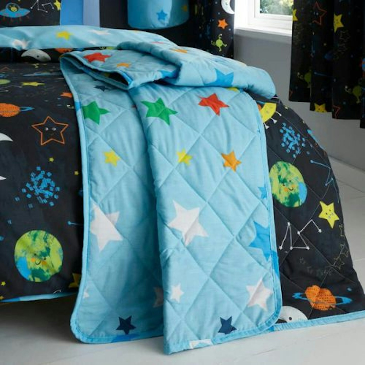 Alien Adventure Quilted Throw