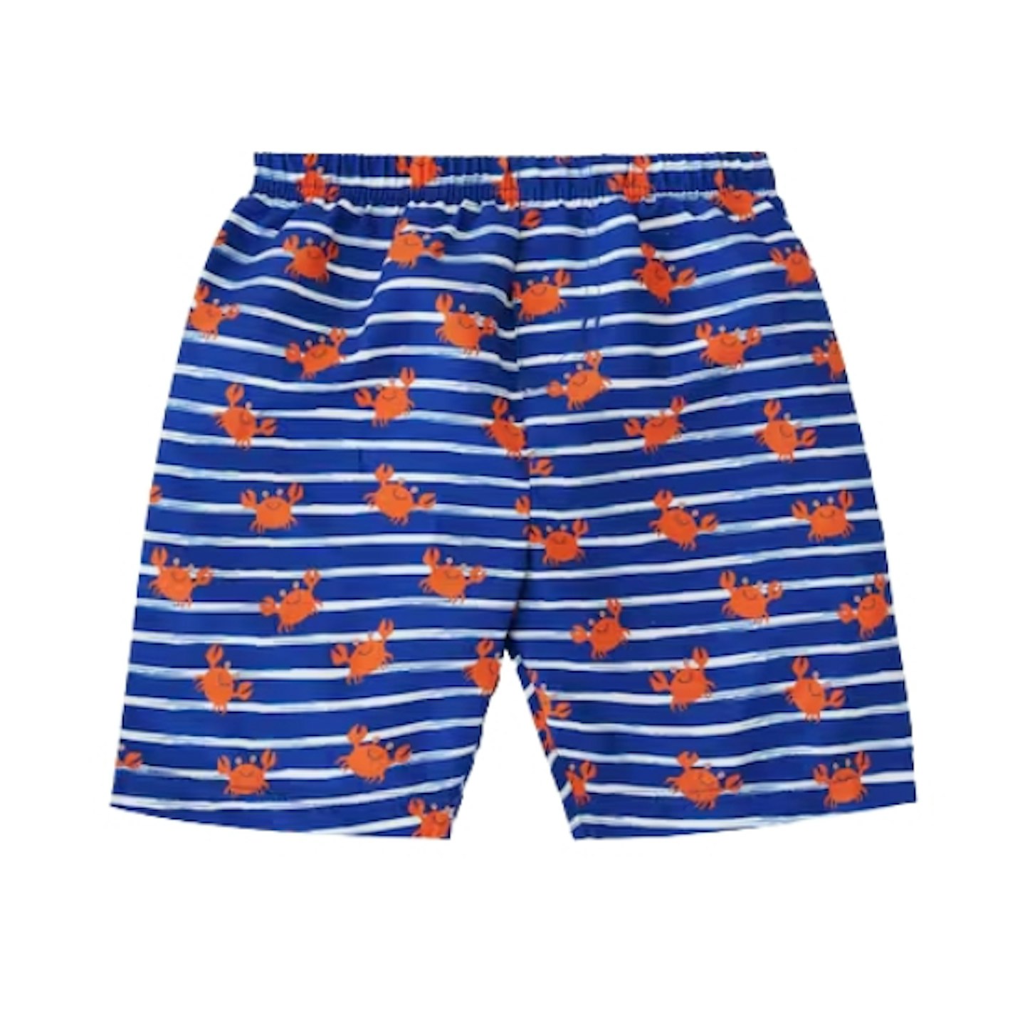 Blue Crab Swim Shorts with Integral Nappy