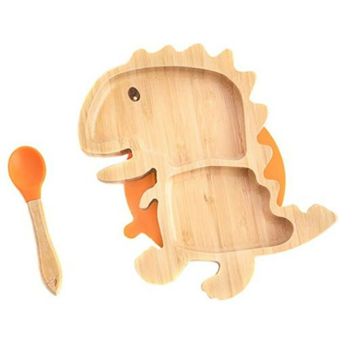 Dinosaur Baby Suction Plate with Weaning Spoon