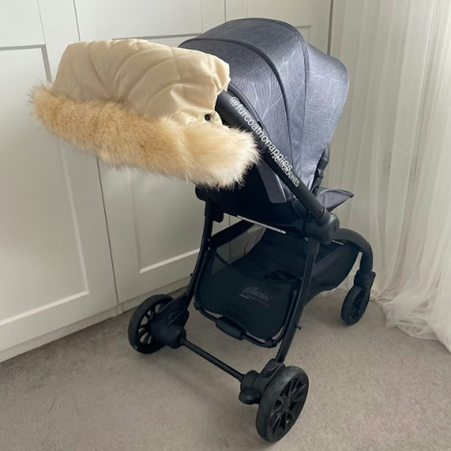 Extra Fluffy Teddy Fur Pram Handmuff