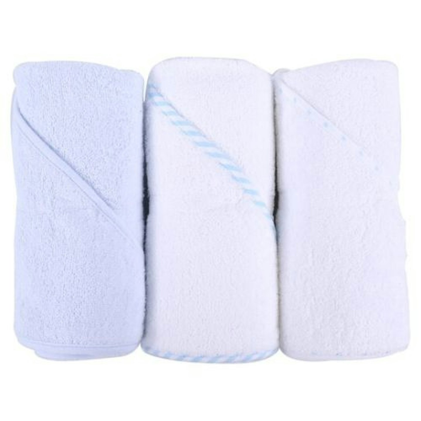 Fred+Flo 3 Pack Hooded Towel Blue